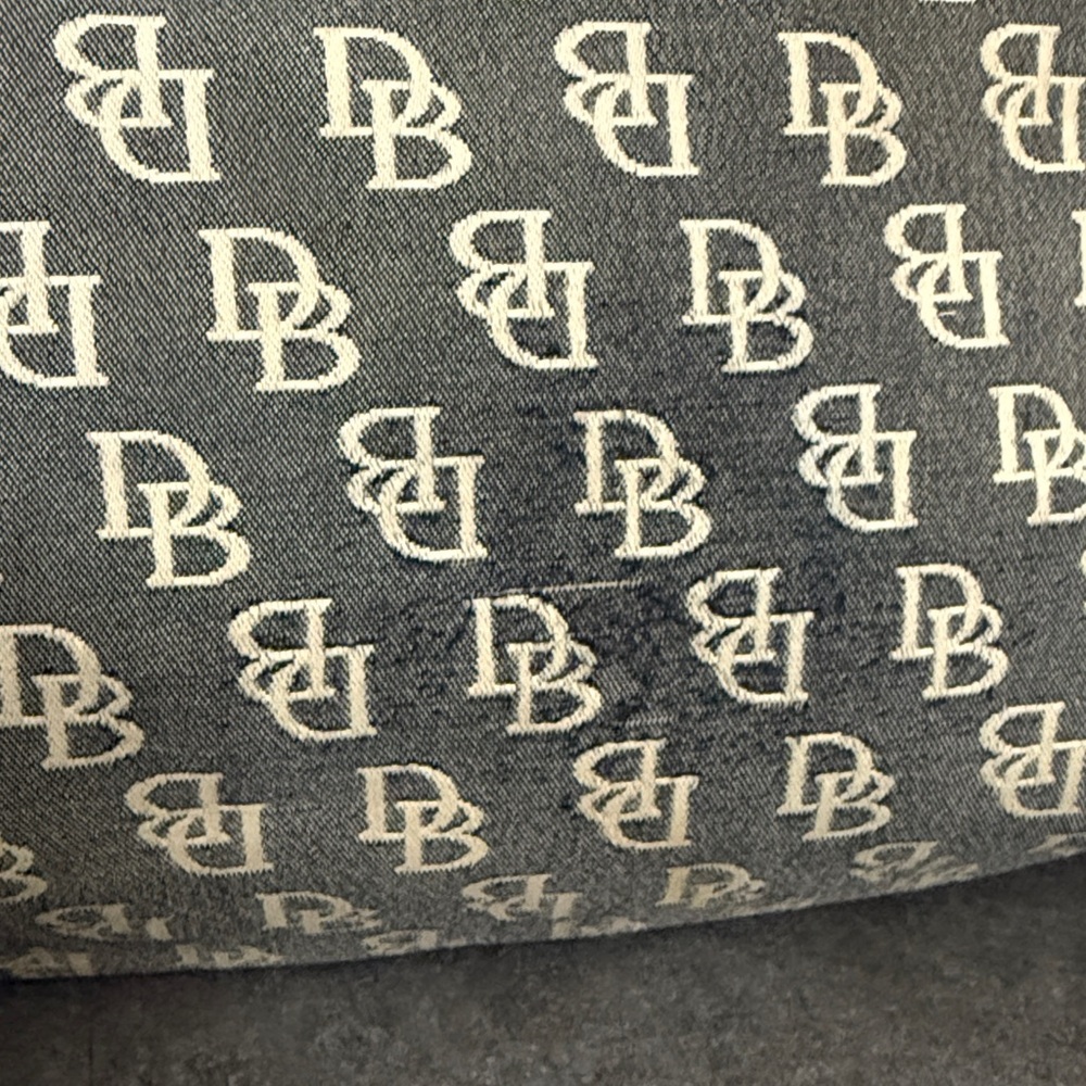 Vintage Dooney & Bourke large hobo monogram bag JUNK - Picture 4 of 16